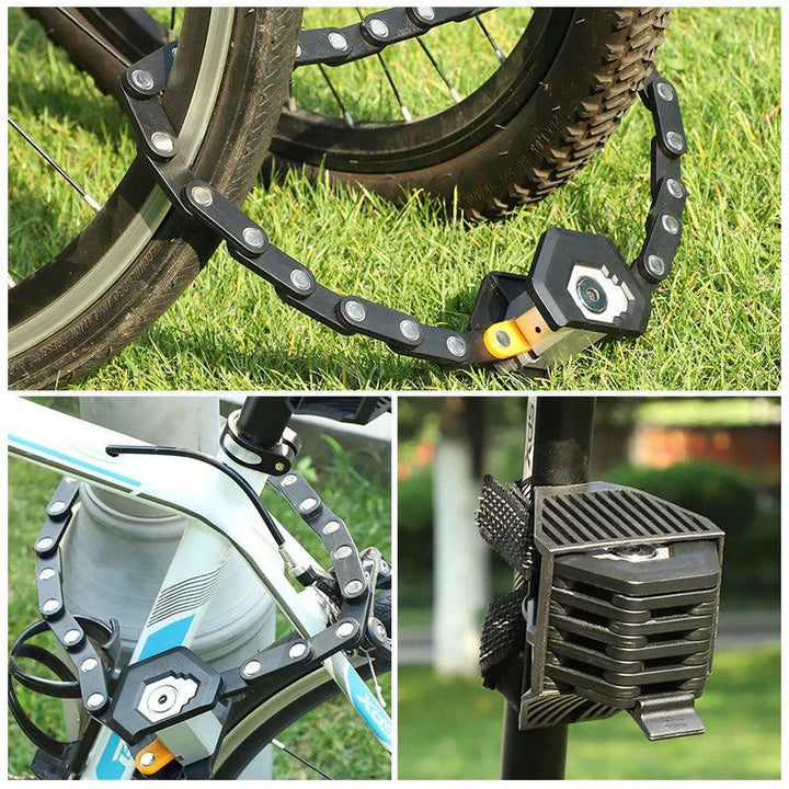 Durable Foldable Bike Lock – Heavy Duty Security Chain