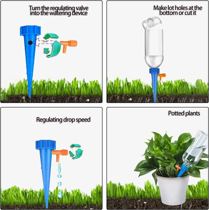 Easy Watering Plant System - 10 Adjustable Drip Feeders
