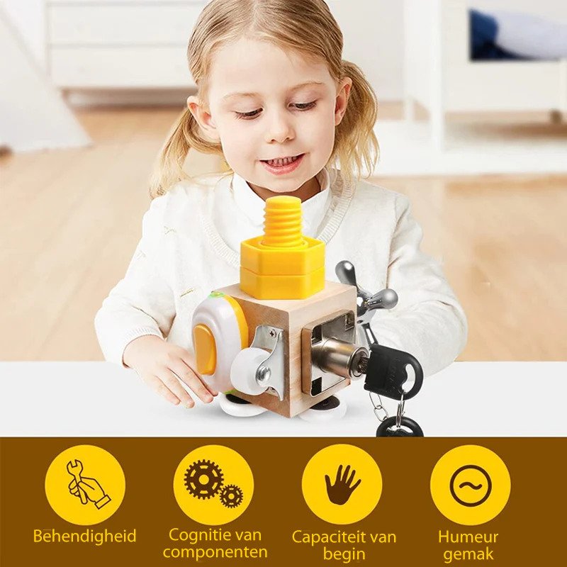 Portable Educational Toy Cube for Kids