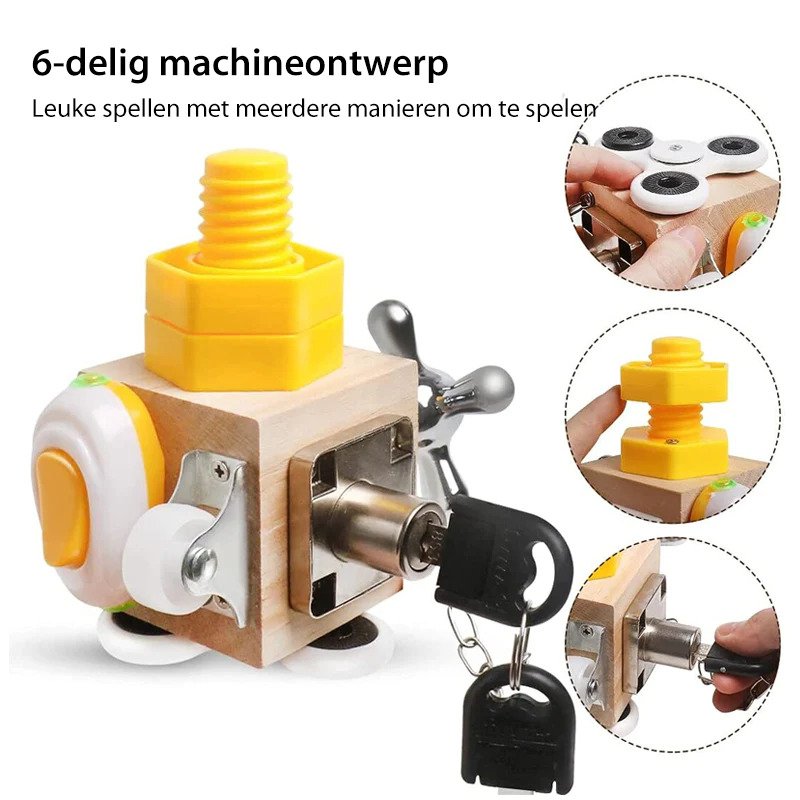 Portable Educational Toy Cube for Kids