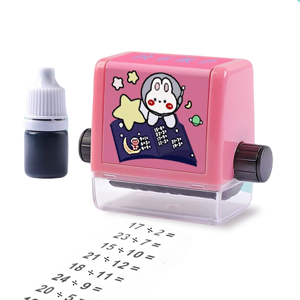 Fun Math Practice Roller Stamp