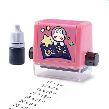 Fun Math Practice Roller Stamp