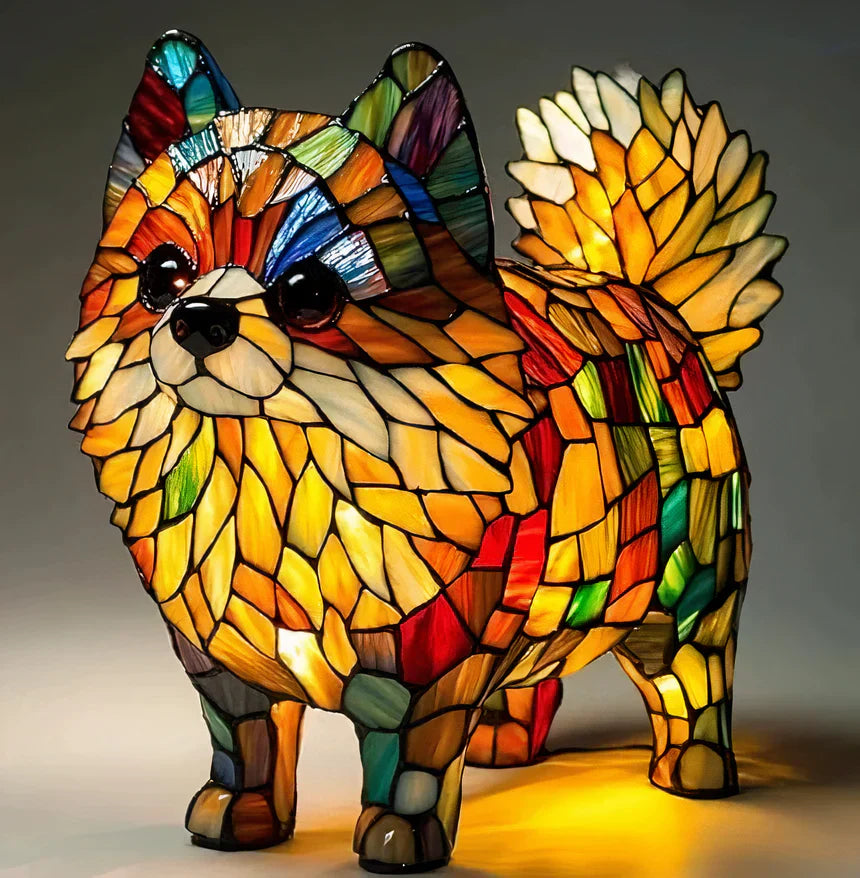 Heartwarming Dog Memorial Lamp