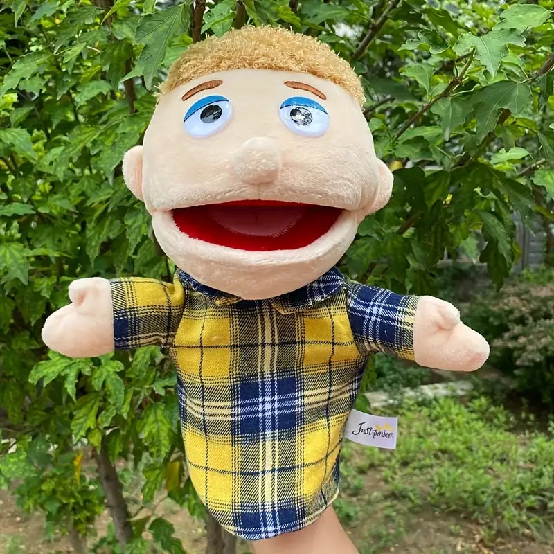 Colorful Plush Hand Puppet Toy