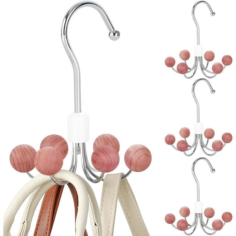 Rotating Closet Organizer for Handbags & Hoodies