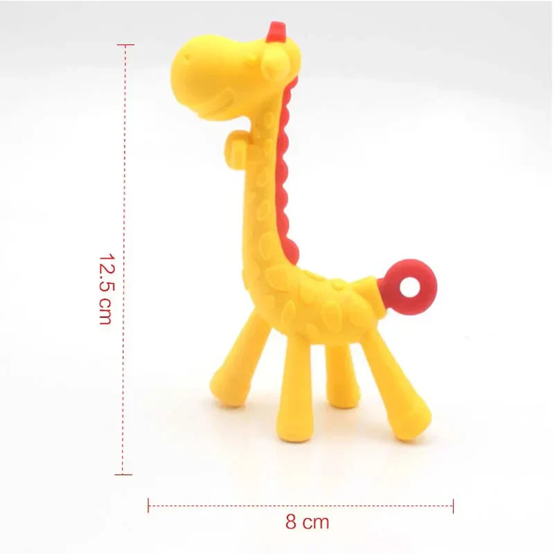 Soft Silicone Baby Teether Toy Giraffe