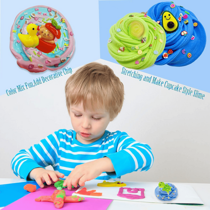 Relaxing Stress Ball with Soft Clay Slime