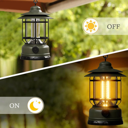 Portable Vintage LED Outdoor Lantern