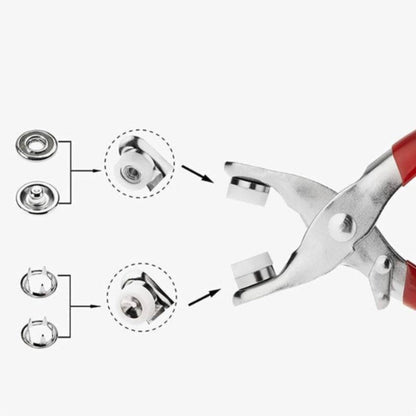 Easy Grip Button Pliers for Fabric and Leather