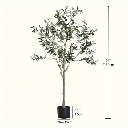 Realistic Artificial Olive Tree Decor