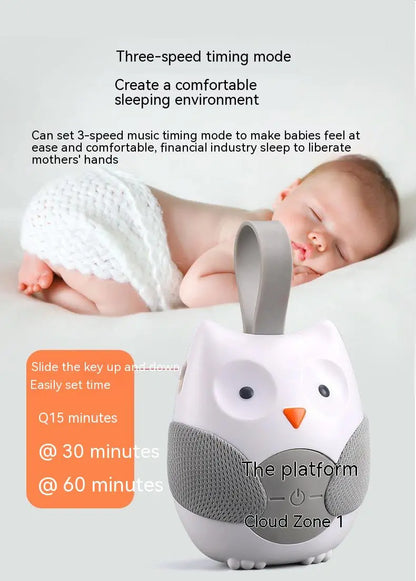 Soothing Baby Owl Sound Machine with Lullabies