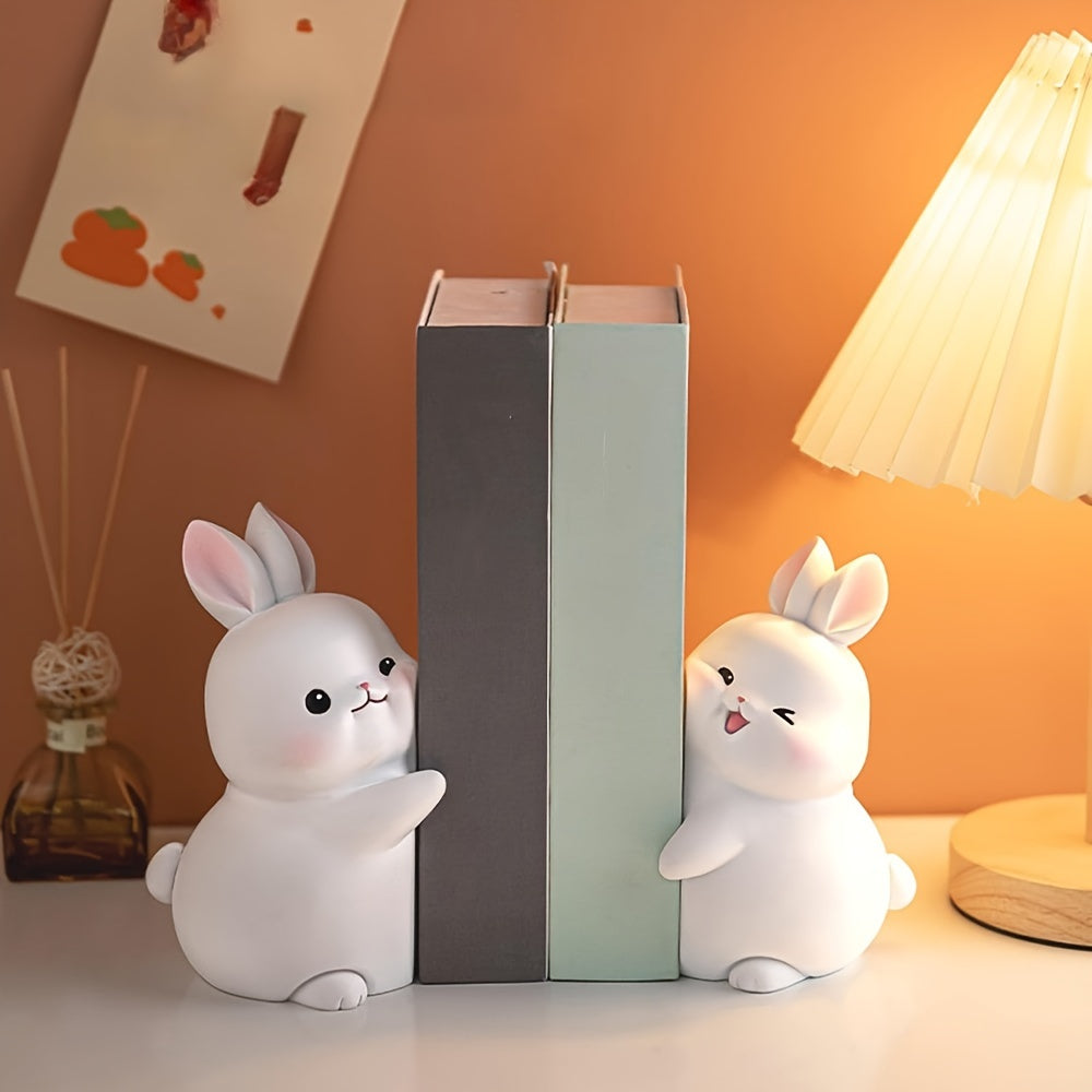 Cute Rabbit Book Ends