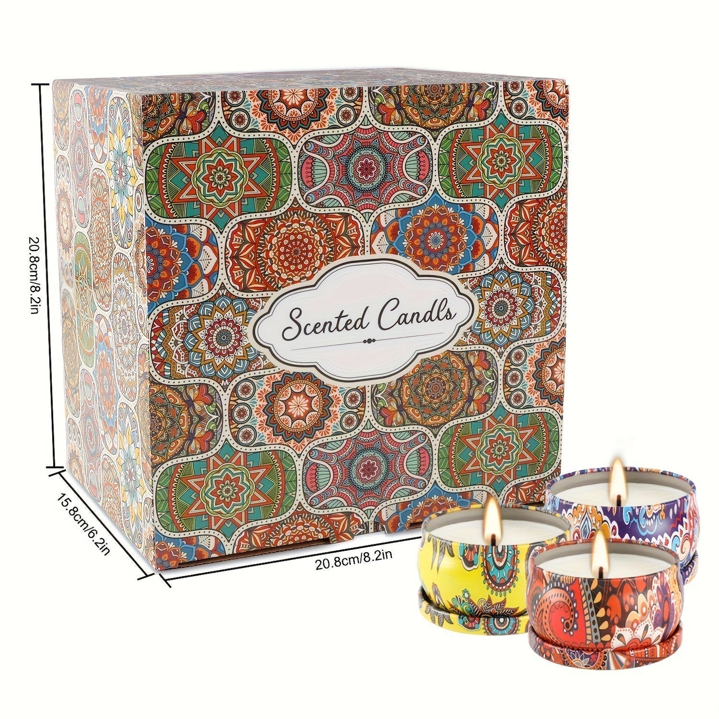 Relaxing Home Scented Candles with Fresh Fragrances