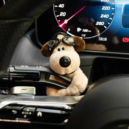 Cute Car Dog Figurine Decoration - Fesara