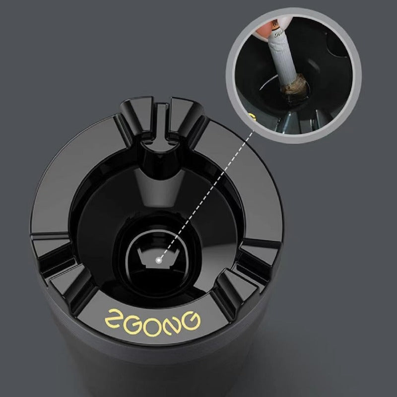 Portable Car Ashtray with Easy Extinguish