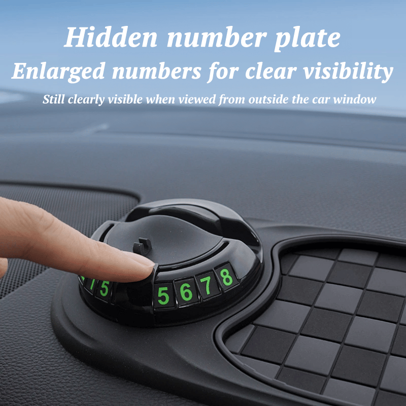 Practical Car Floor Mat with Phone Mount and Storage