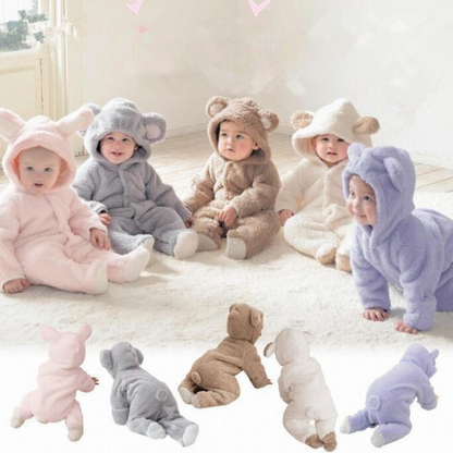 Adorable Infant Bear Romper Suit