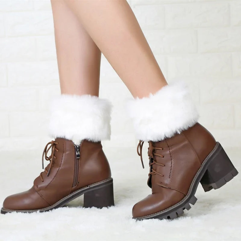 Cozy Fesara FurryLegs - Soft and Stylish Winter Leg Warmers