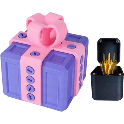 Funny Gag Gift Box Prank Toy Middle Finger Joke