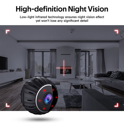 Compact Wi-Fi Motion Alert Night Vision Security Cam