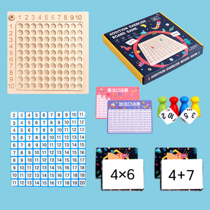 Fun Math Learning Board Game