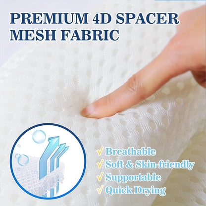 Soft Bath Pillow with Neck and Back Support