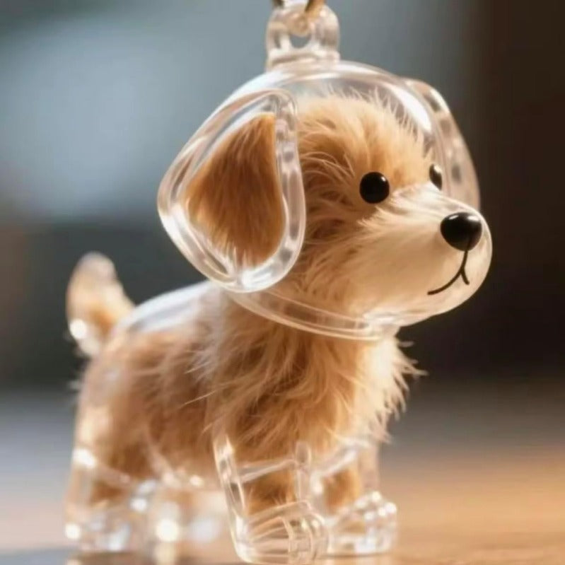 Personalized Pet Hair Memorial Keychain