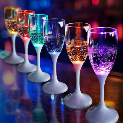 Colorful LED Party Cups | Reusable Glow Glasses 4-8oz