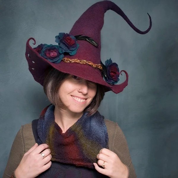 Spooky Black Witch Hat