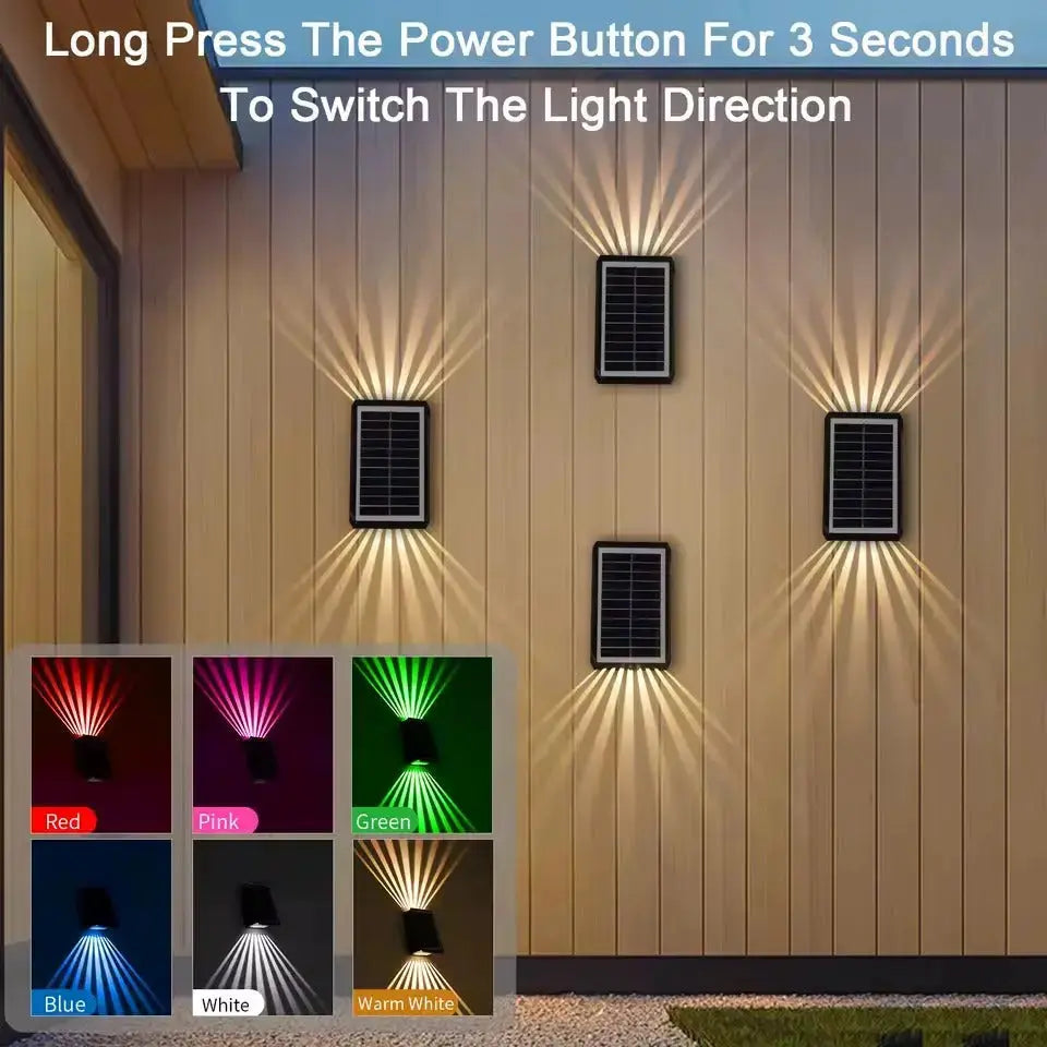 Colorful Outdoor LED Wall Light Display