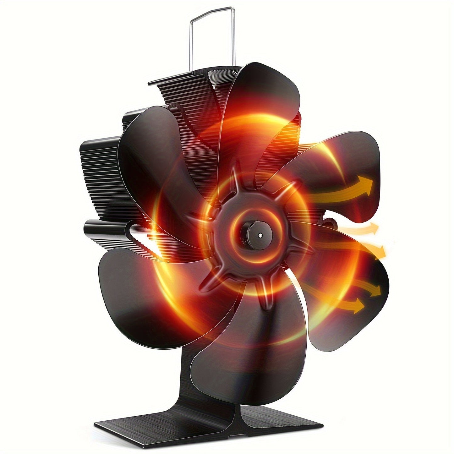 Quiet Heat Circulator Stove Fan