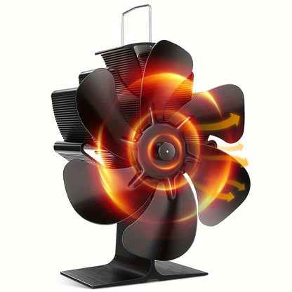 Quiet Heat Circulator Stove Fan