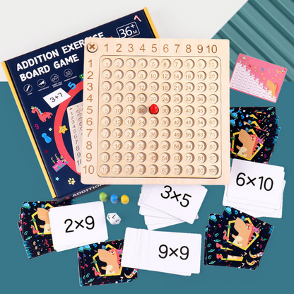 Fun Math Learning Board Game