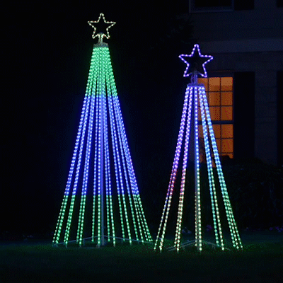 Synchronized Colorful LED Christmas Tree