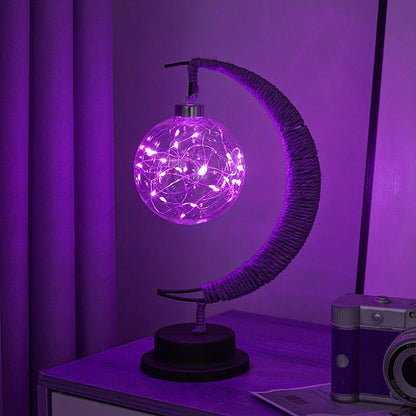 Soft Moon Glass Table Lamp