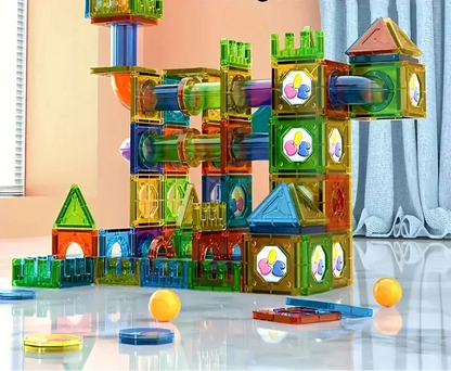 Colorful Magnetic Blocks for Kids Creative Building Fun