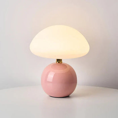 Classic White Mushroom Table Lamp