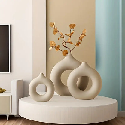 Beautiful Clear Glass Decorative Vase