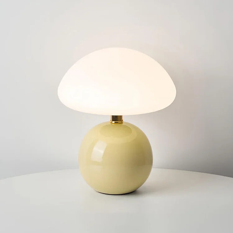 Simple Vintage Fungi Desk Lamp Soft Dimmable Glow