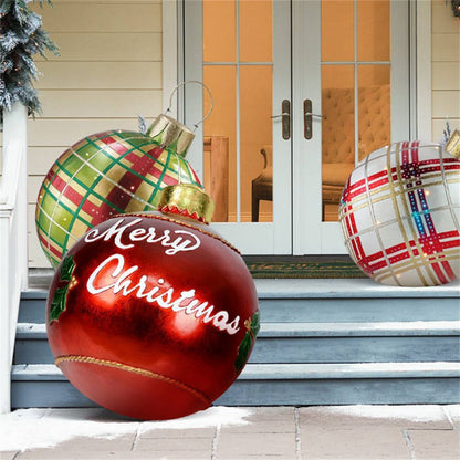 Festive Outdoor Christmas Inflatable Ball Decoration