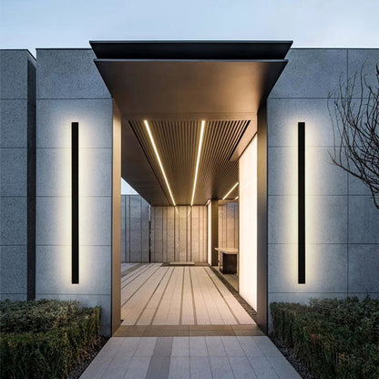 Weatherproof Outdoor LED Wall Lamp – Sleek Contemporary Style - Fesara