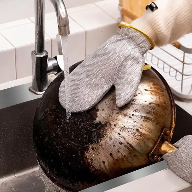 Durable Grip Cleaning Gloves - 2 Pack