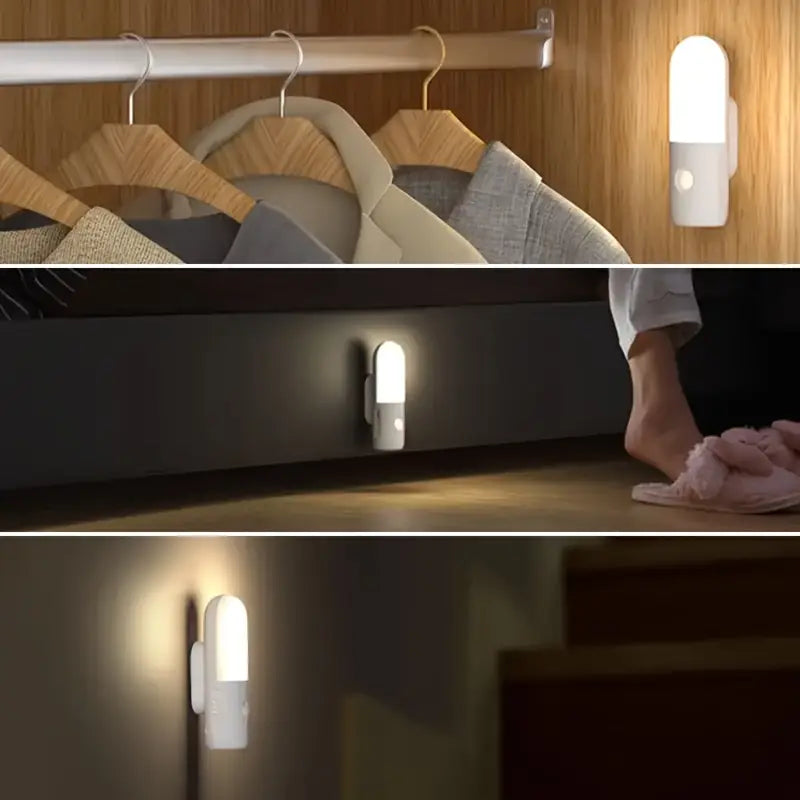 LED Motion Night Lamp - Rechargeable Wall Torch Light