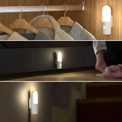 LED Motion Night Lamp - Rechargeable Wall Torch Light
