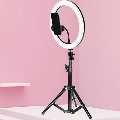 Compact LED Ring Light Kit for Makeup and Selfies - Fesara
