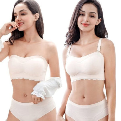 Plus Size Seamless Strapless Boost Bra