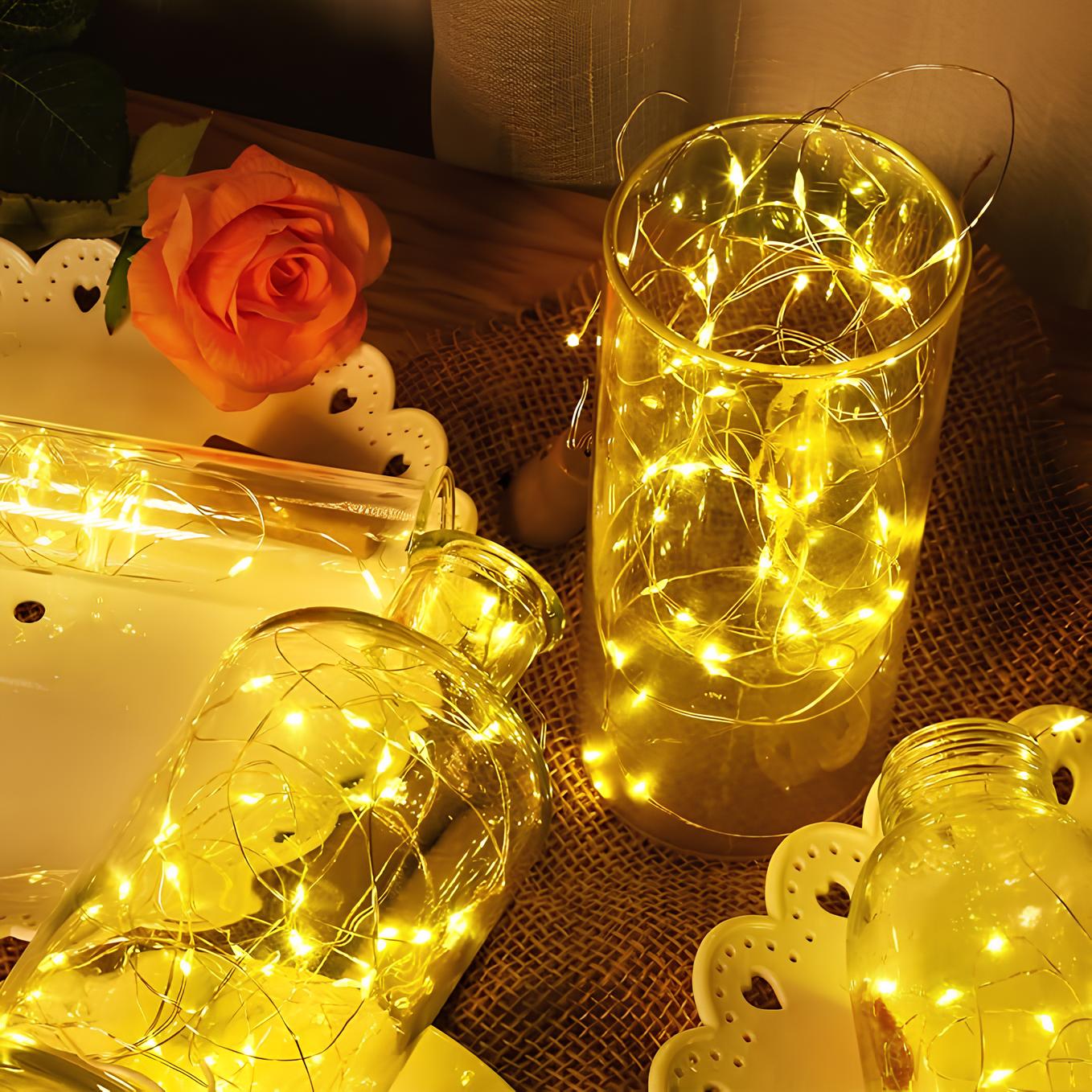 Waterproof Solar String Lights for Yard and Patio