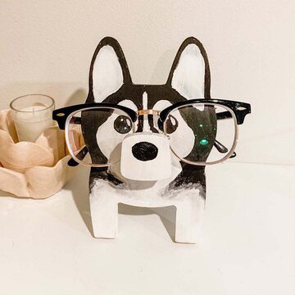 Wooden Animal Glasses Holder