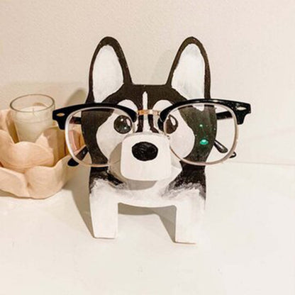 Wooden Animal Glasses Holder