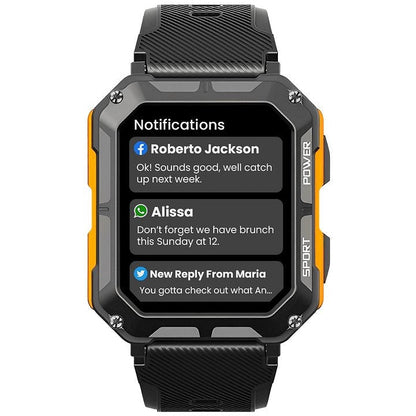 Tough Waterproof Smartwatch - Long Lasting and Versatile